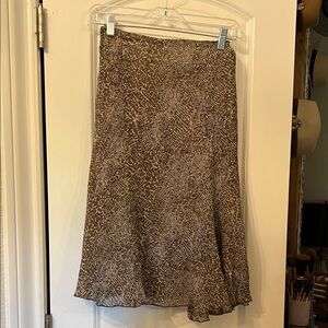 Style & Co. Brown A-Line Skirt